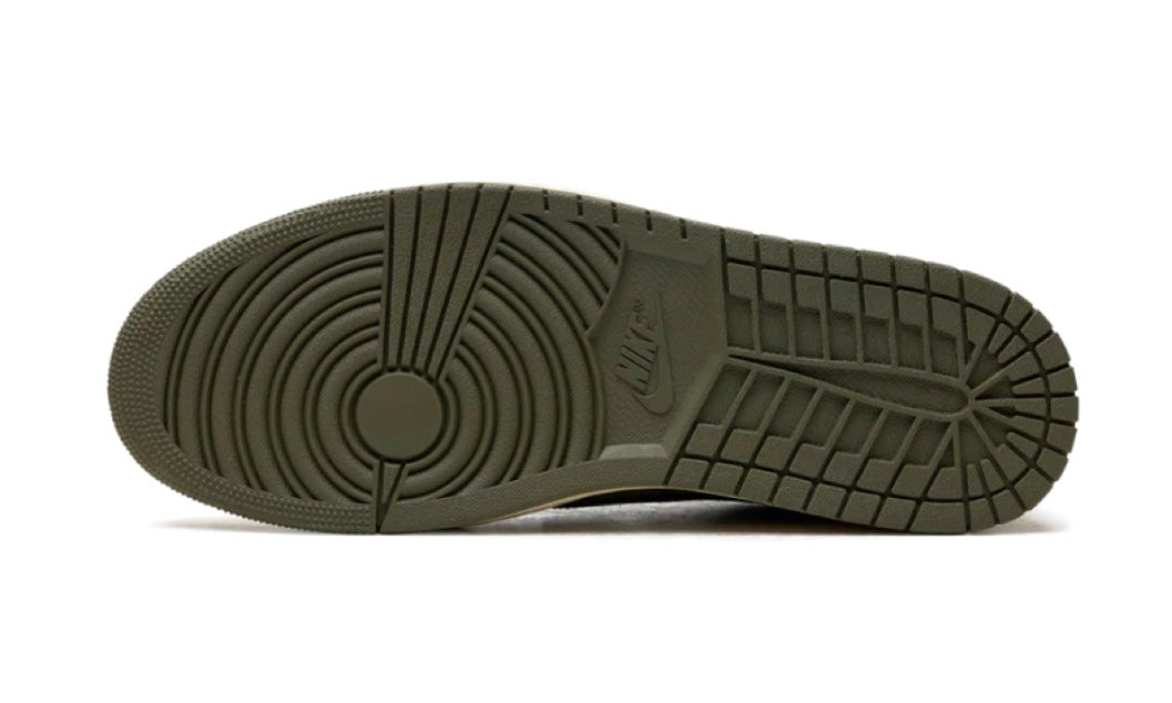 Travis Scott Jordan 1 Low OG Medium Olive Bottom Outsole