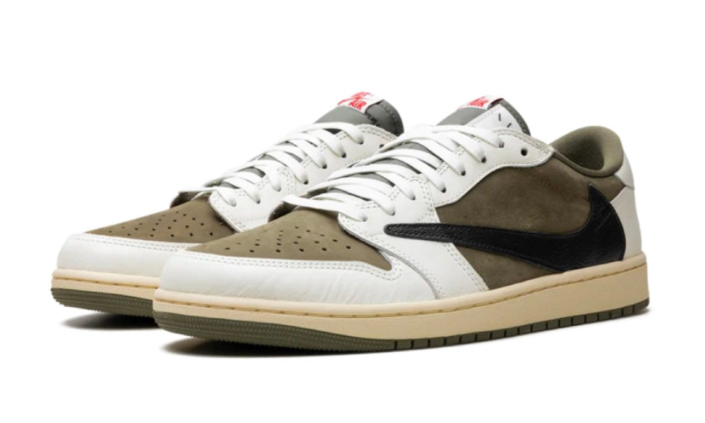 Travis Scott Jordan 1 Low OG Medium Olive Front