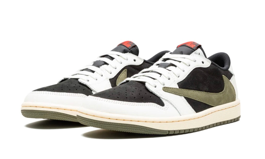 Travis Scott Jordan 1 Low OG Olive Front