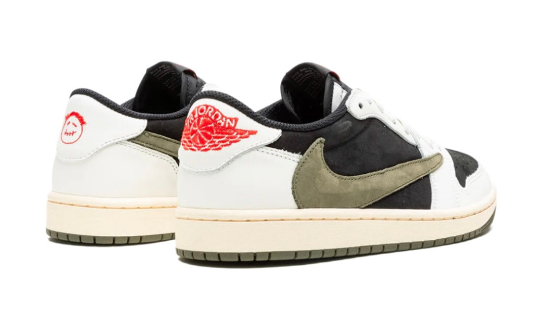 Travis Scott Jordan 1 Low OG Olive Back