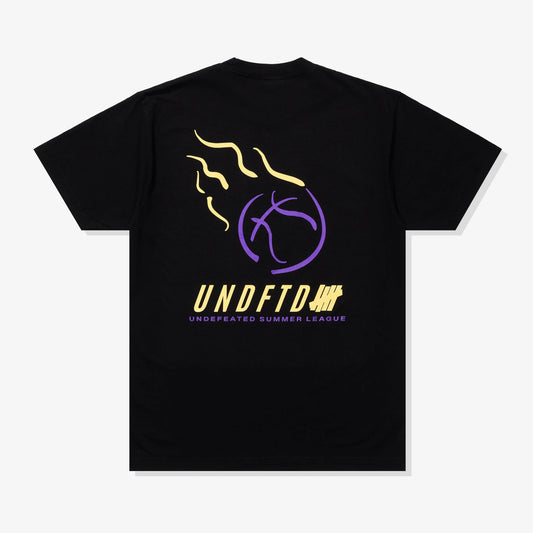 Undefeated Black Flame Summer League T-Shirt Back