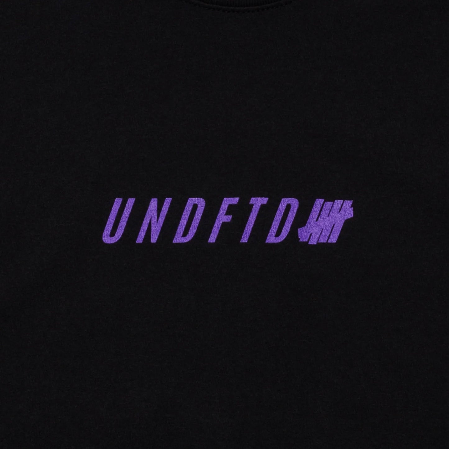 Undefeated Black Flame Summer League T-Shirt Close