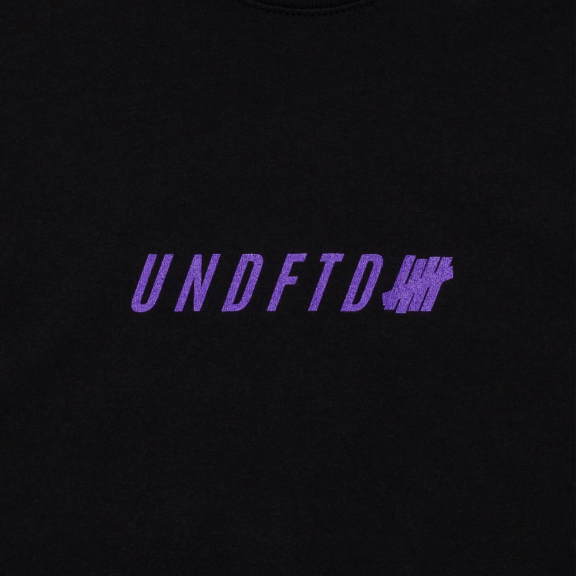 Undefeated Black Flame Summer League T-Shirt Close