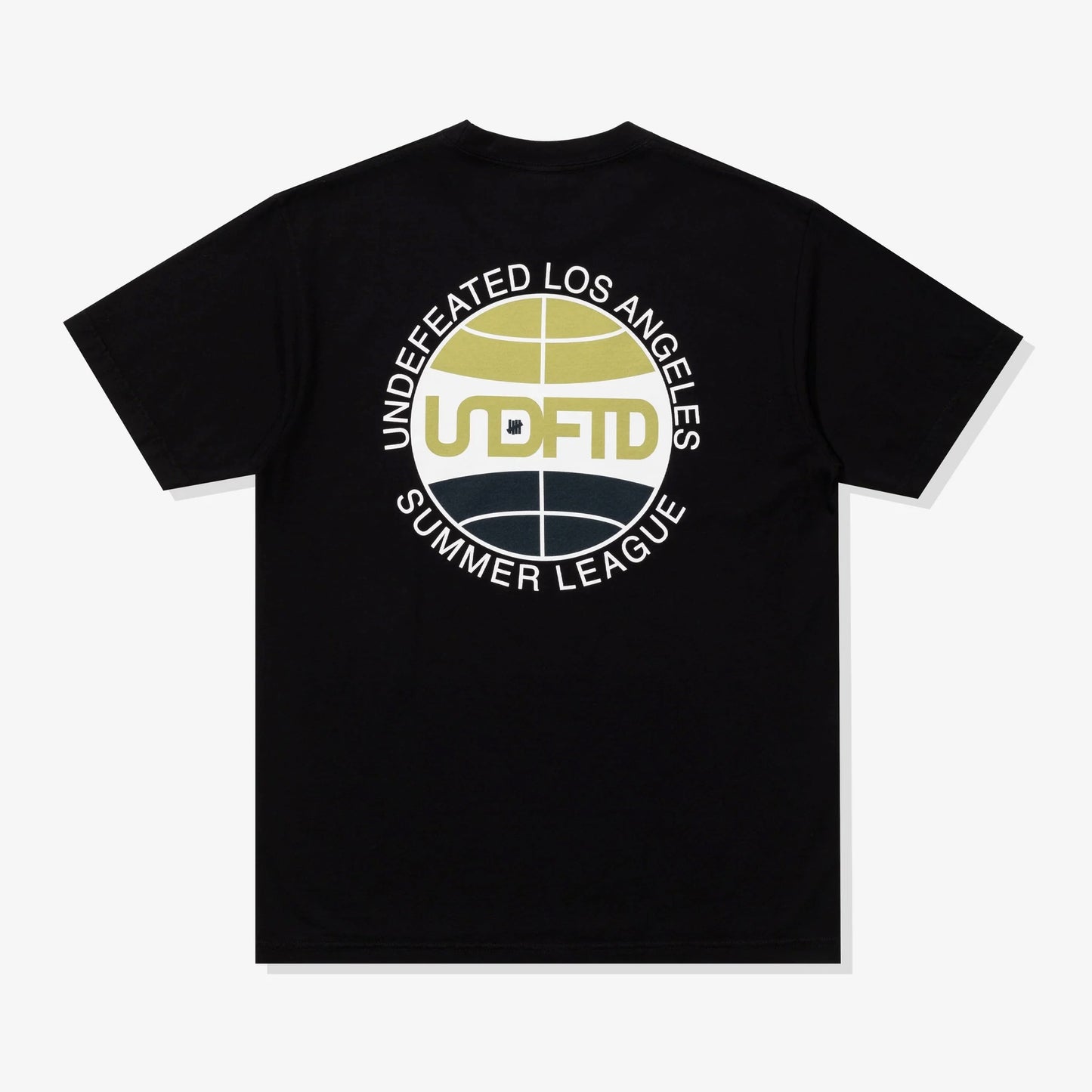 Undefeated Black LA Summer League T-Shirt Back