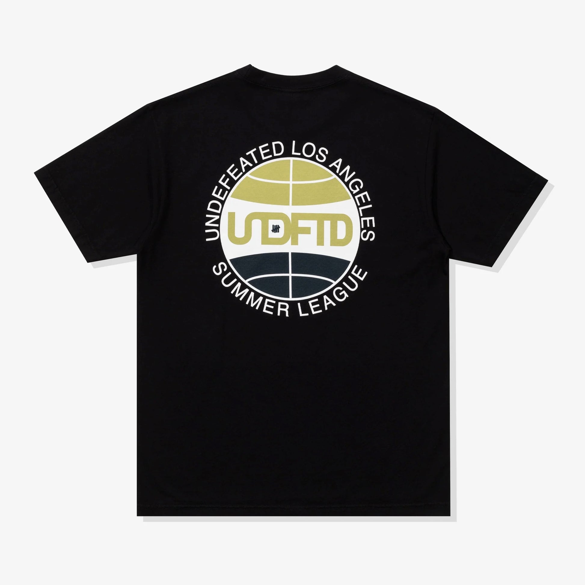 Undefeated Black LA Summer League T-Shirt Back