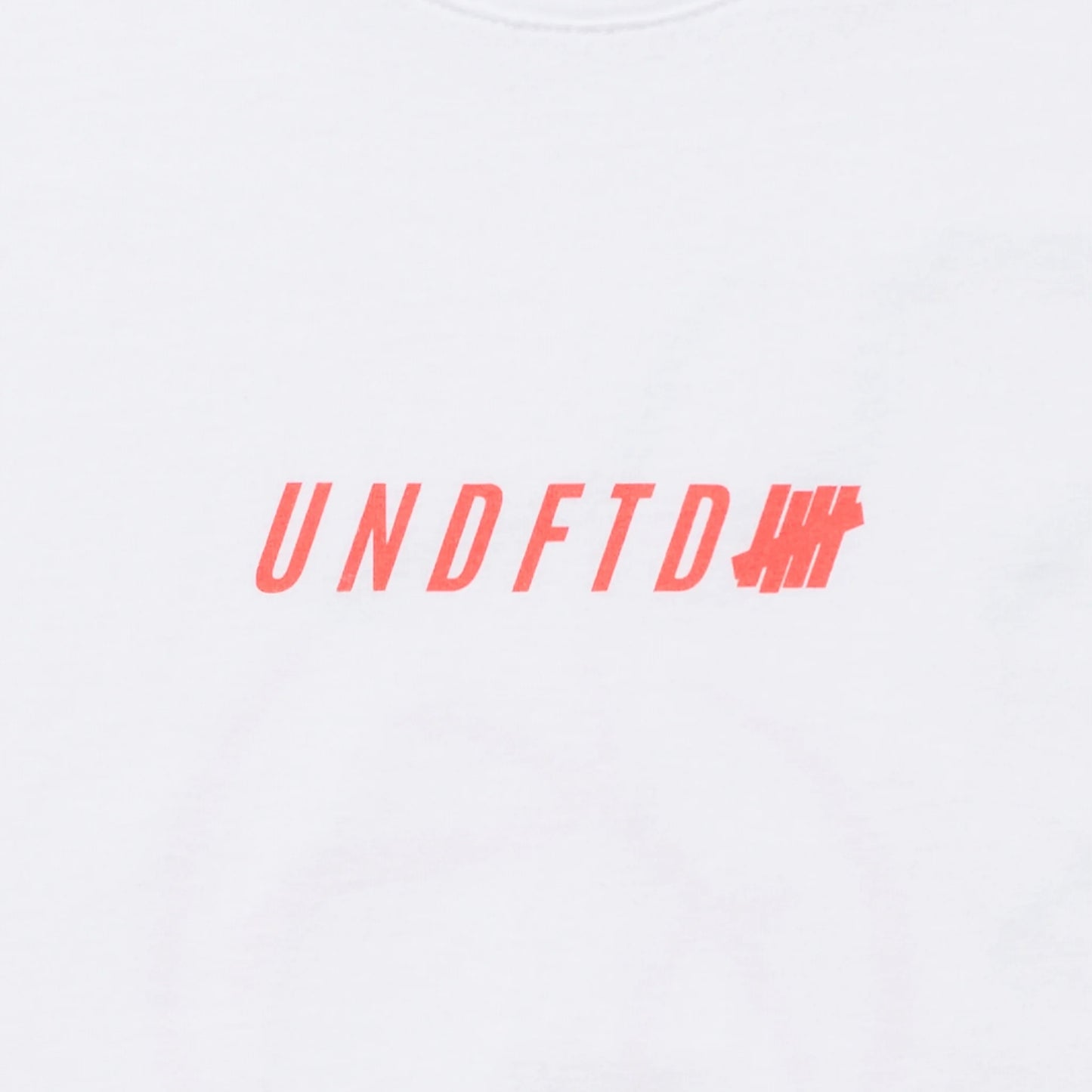 Undefeated White Flame Summer League T-Shirt Close