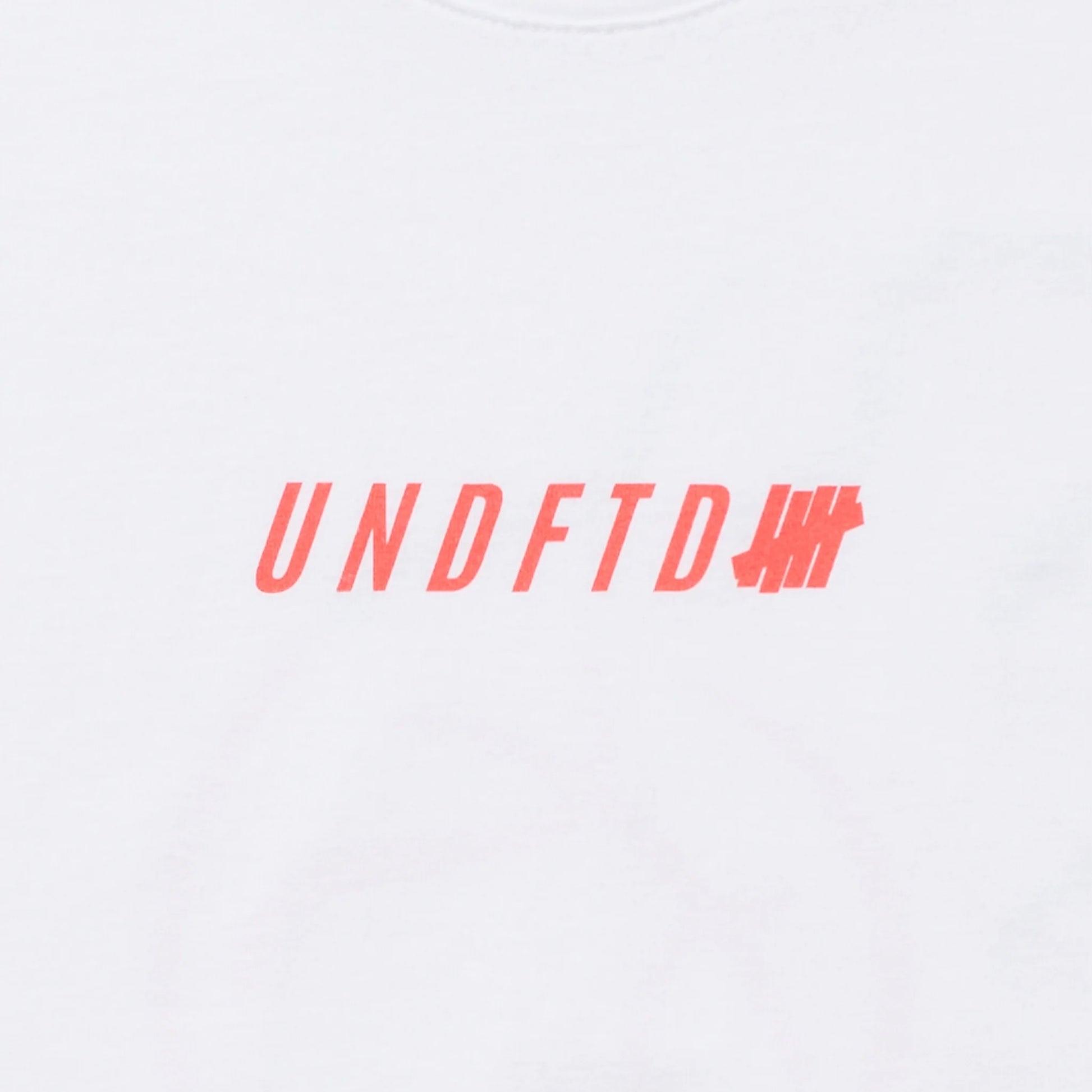 Undefeated White Flame Summer League T-Shirt Close