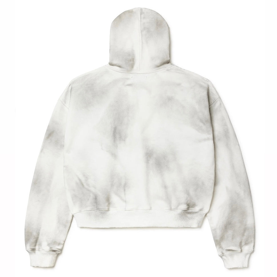 Vale White Oreo 14 Zip Hoodie Back
