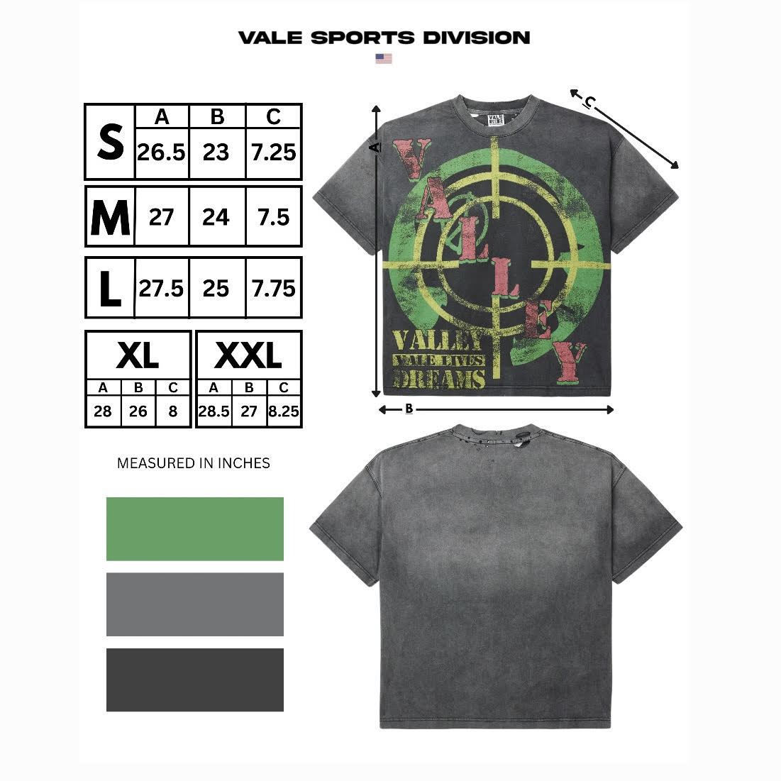Vale Black Target T-Shirt