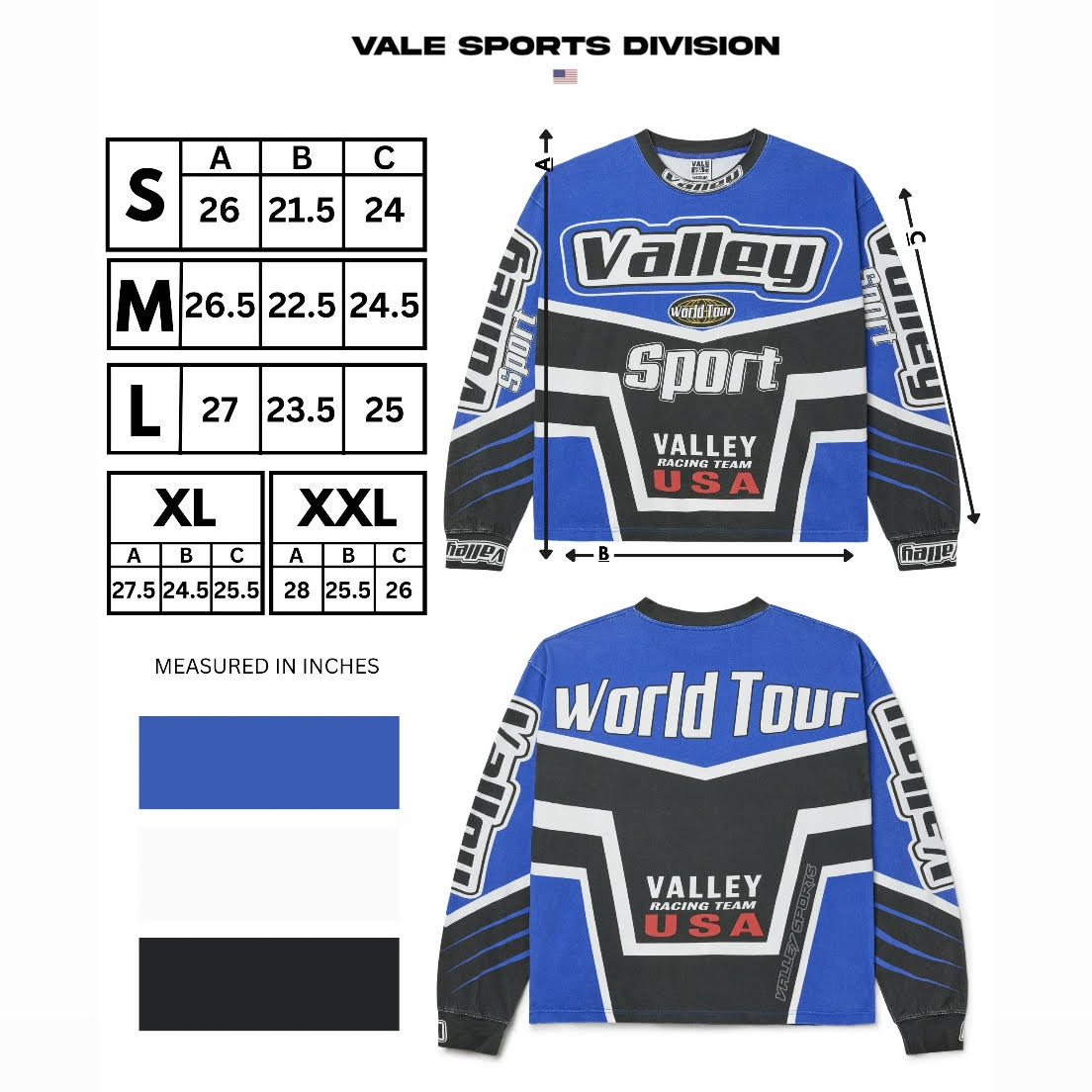Vale Blue Motocroxxx Long Sleeve