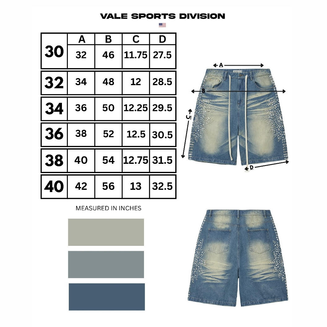 Vale Blue Sirens Jorts