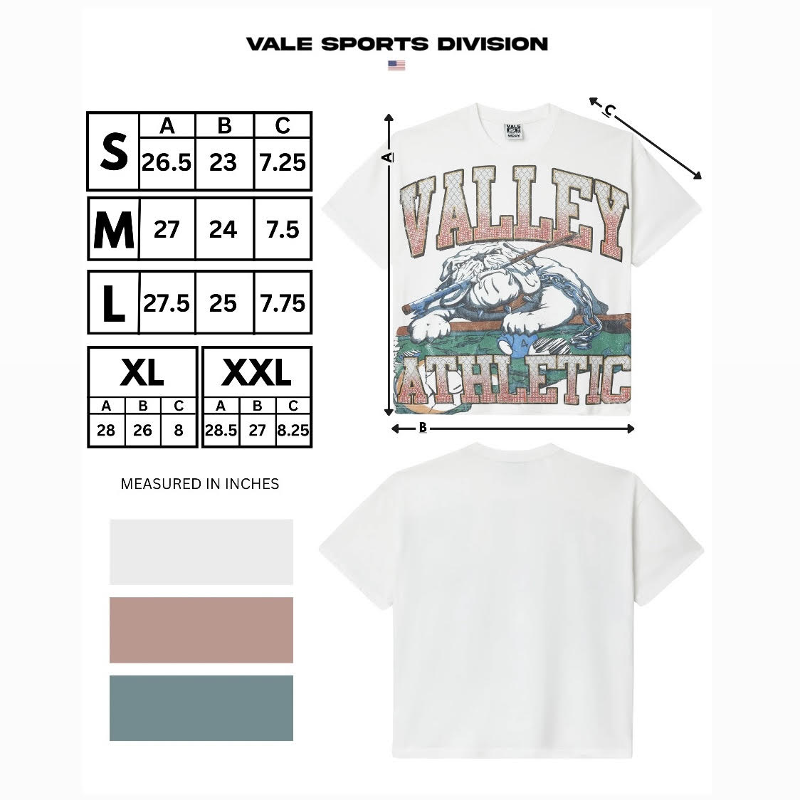 Vale White Polo Bling T-Shirt