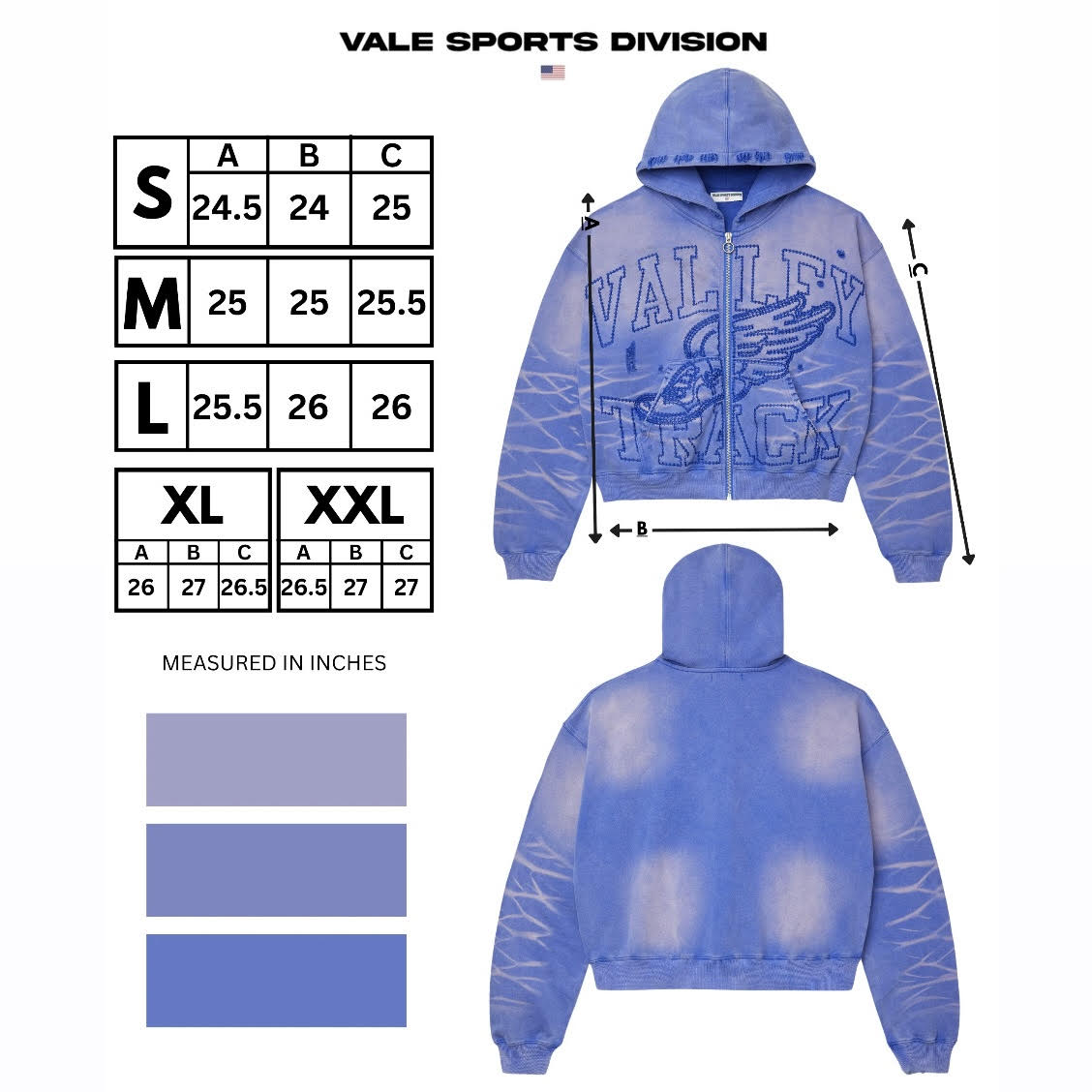 Vale Wildflower Zip Hoodie