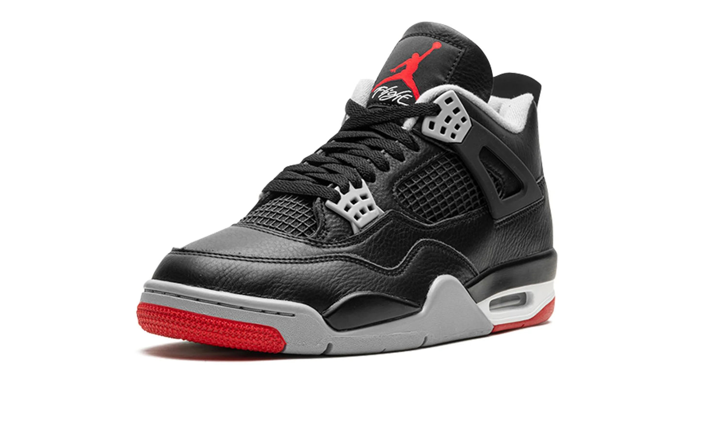 Jordan 4 Bred Reimagined Single Shoe Front View