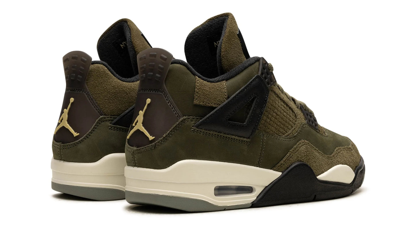Jordan 4 Craft Medium Olive Back VIew