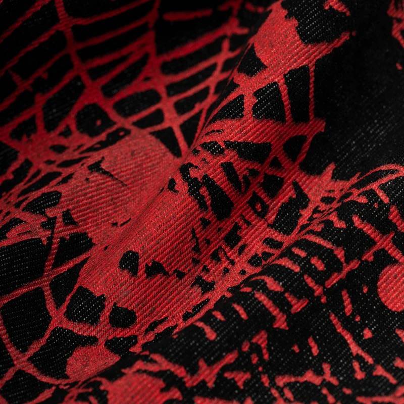 Sp5der Black Red V2 Web Denim