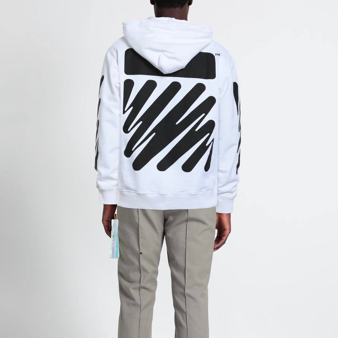 Off white hoodie spray 2024 paint