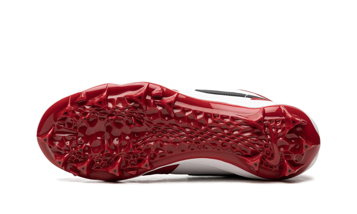 Jordan 1 Mid TD Chicago Football Cleats Bottom Outsole View