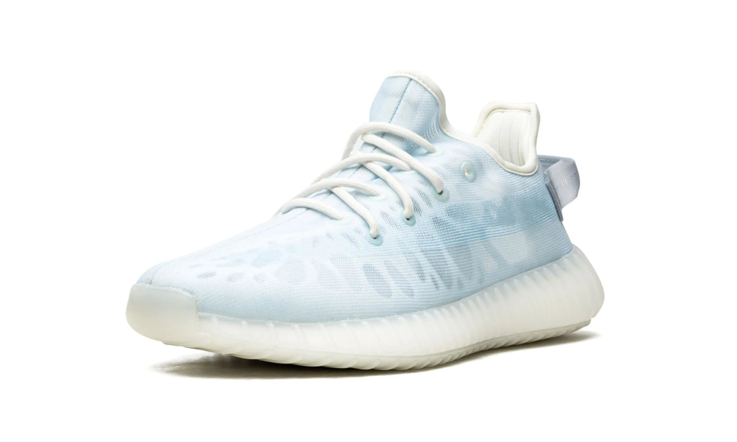 Adidas Yeezy 350 V2 Mono Ice Single Shoe Front View