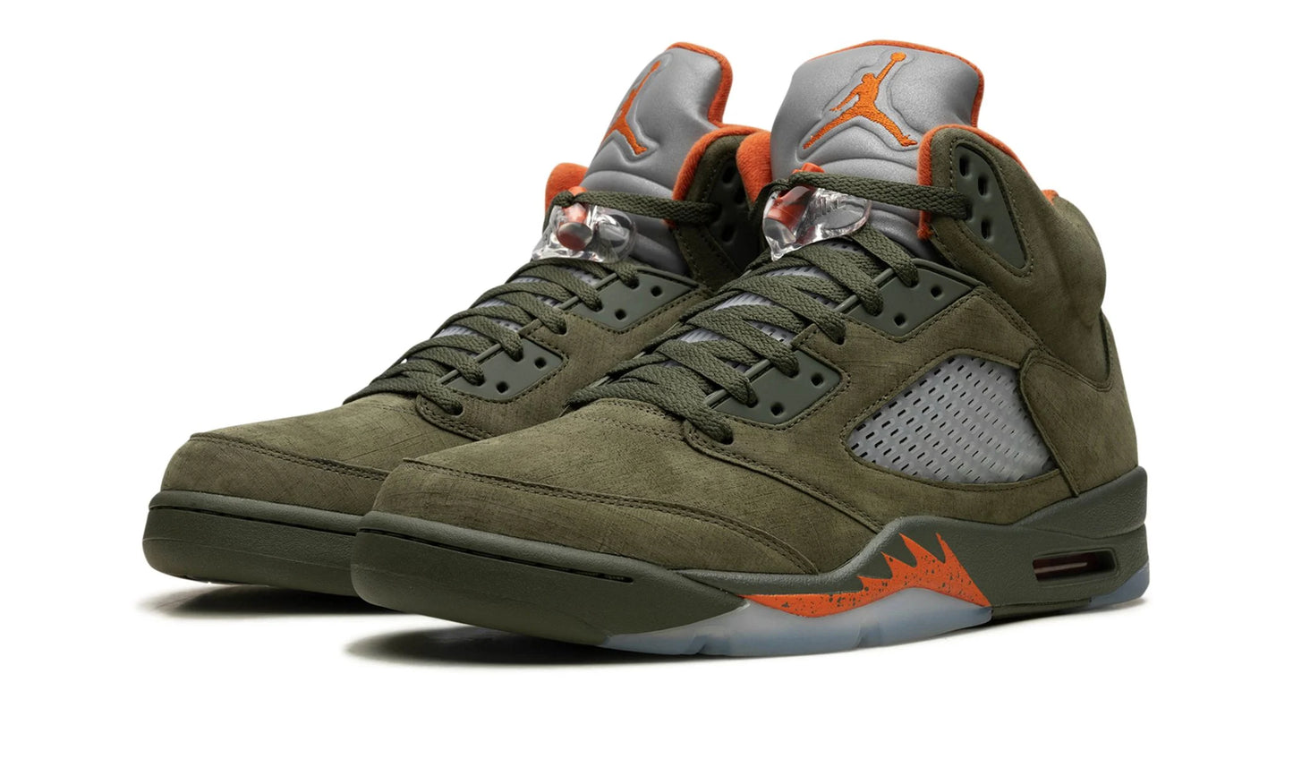 Jordan 5 Olive Front View