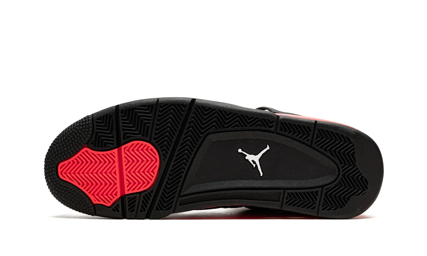 Jordan 4 Red Thunder Bottom Outsole VIew