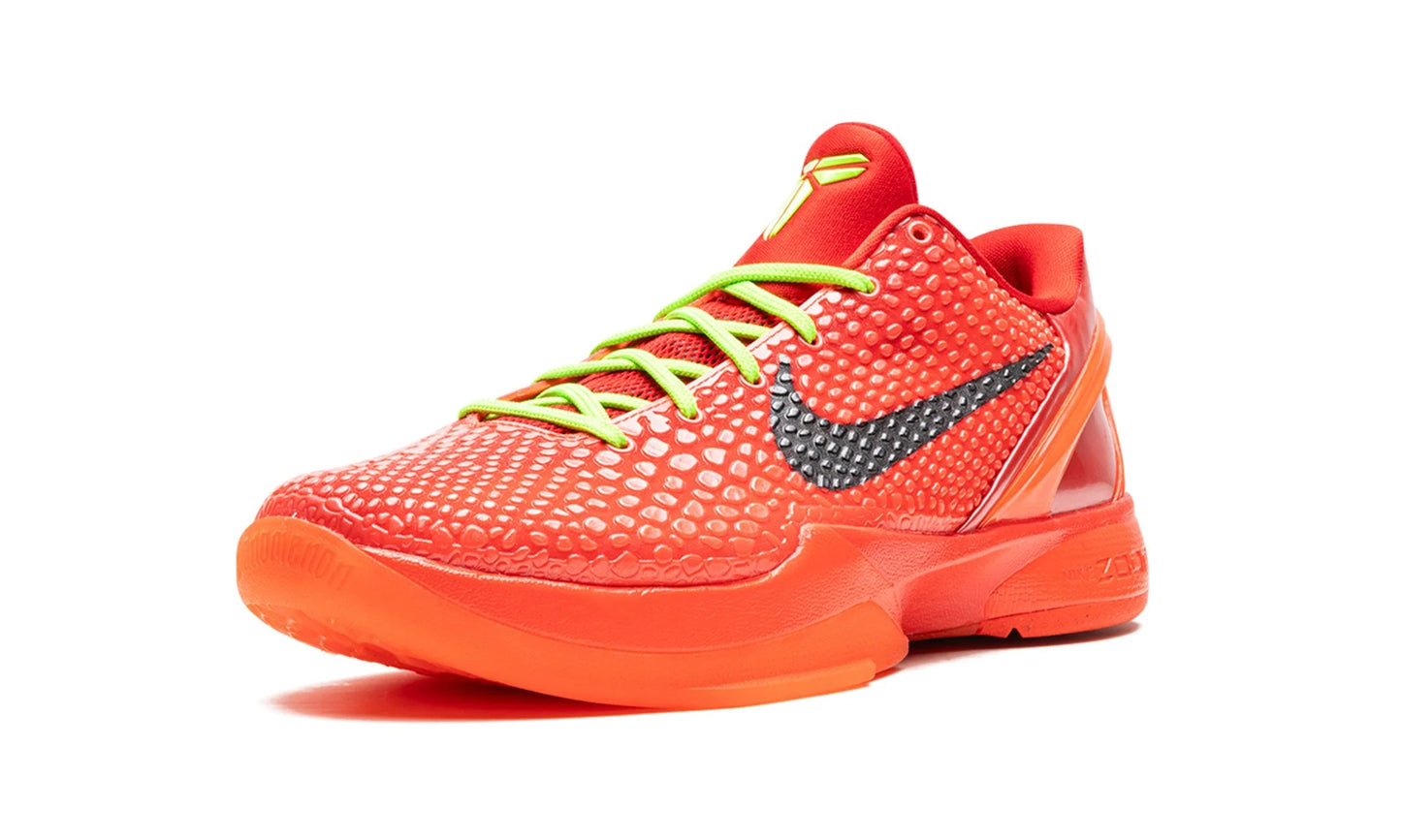Nike Kobe 6 Protro Reverse Grinch Single Shoe Front View