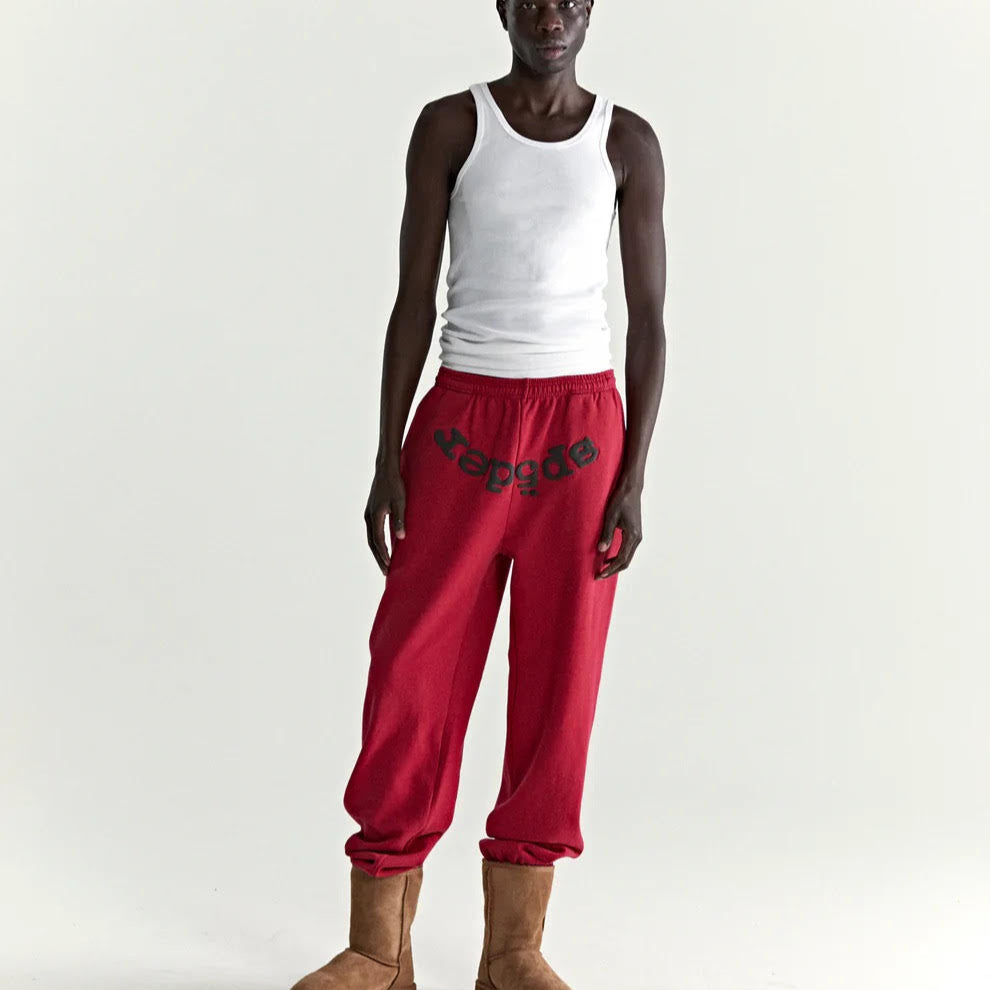 Sp5der Red Black OG Web V2 Sweatpants
