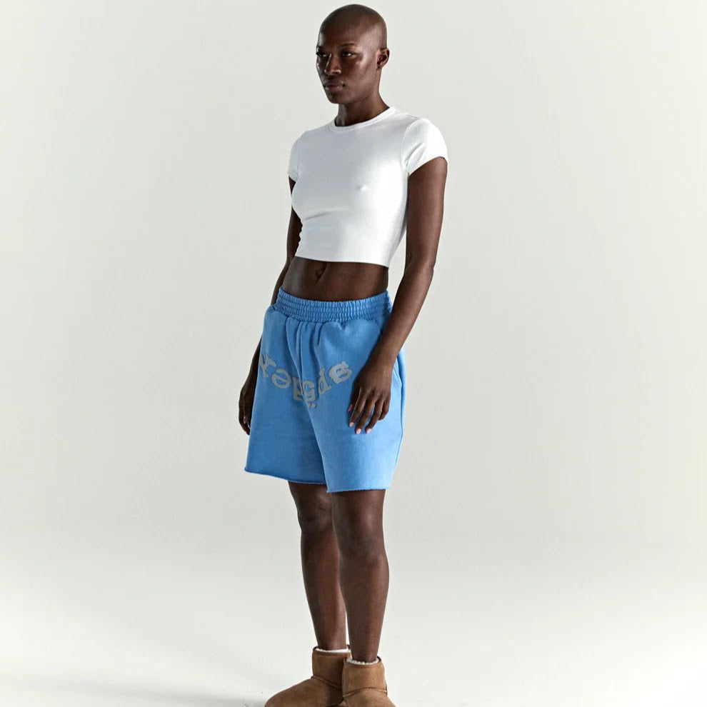 Sp5der Dusty Blue OG Web V2 Shorts