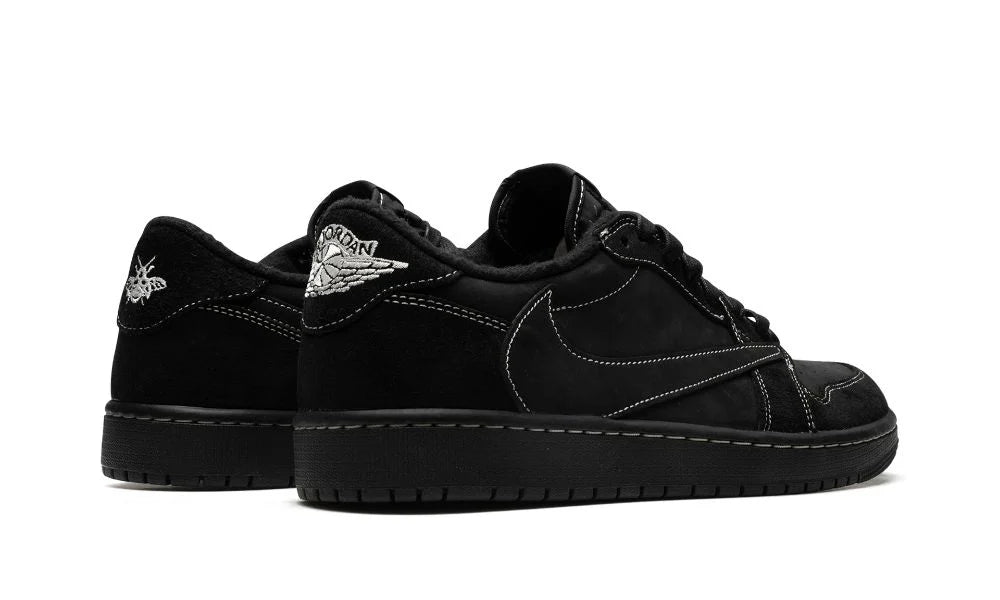 Travis Scott Jordan 1 Low OG Phantom Back View