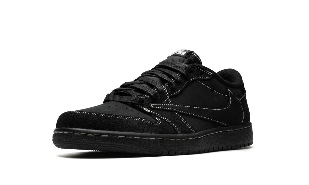 Travis Scott Jordan 1 Low OG Phantom Single Shoe Front View