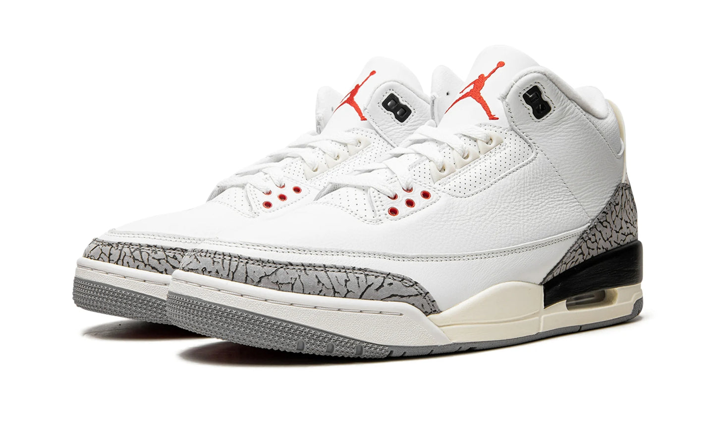 Jordan 3 White Cement Reimagined Front View