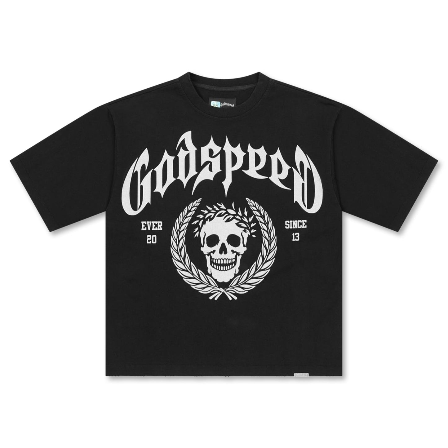 Godspeed Victor Crest Boxy Tee - Black