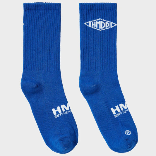 HMDD Royal Blue Crew Socks