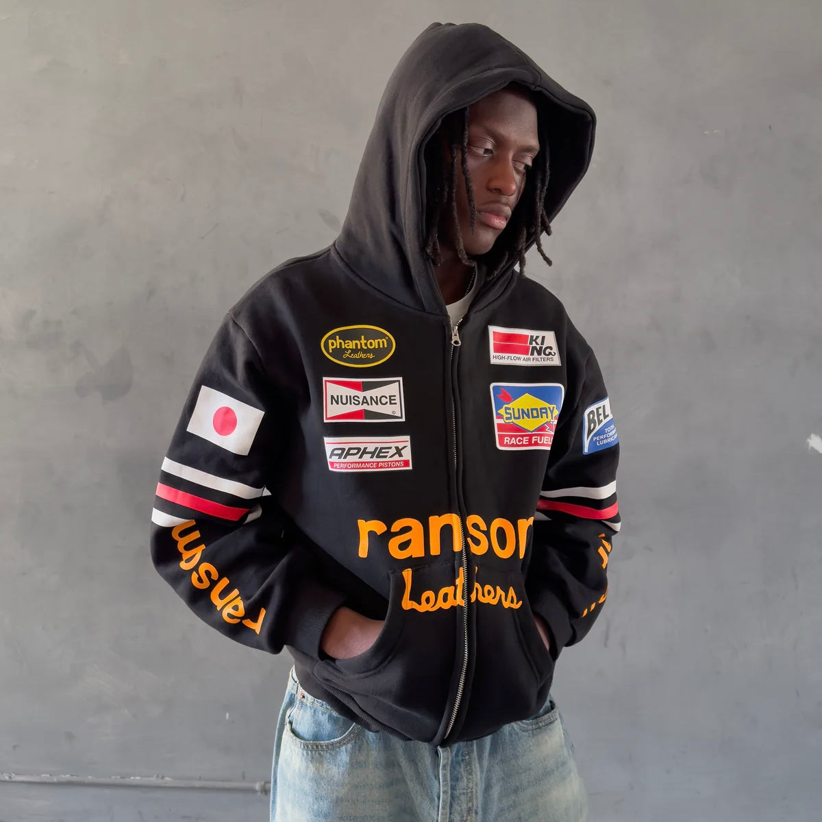 Bravest Studios Black Ransom Zip Hoodie