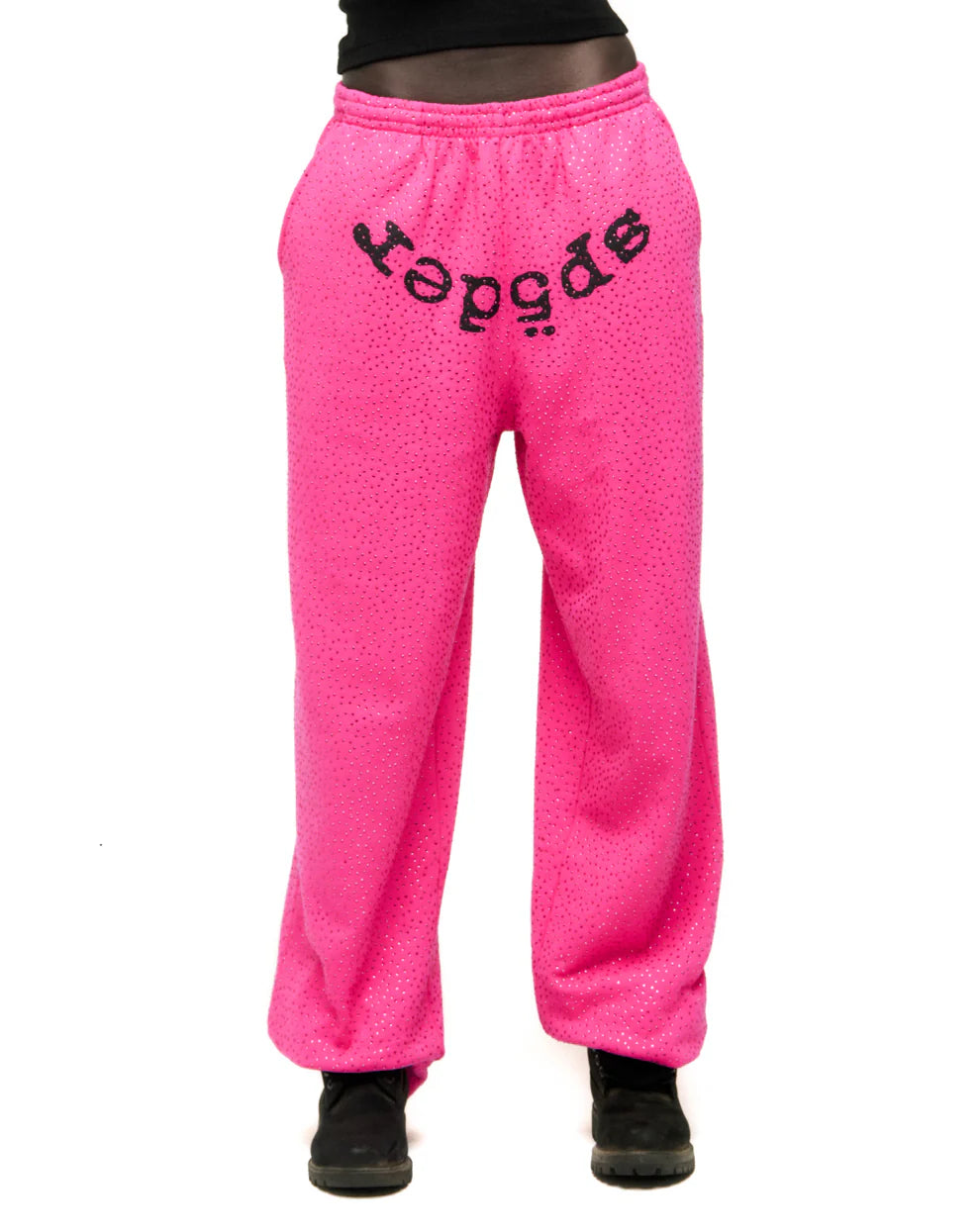 Sp5der Pink VVS Sweatpants