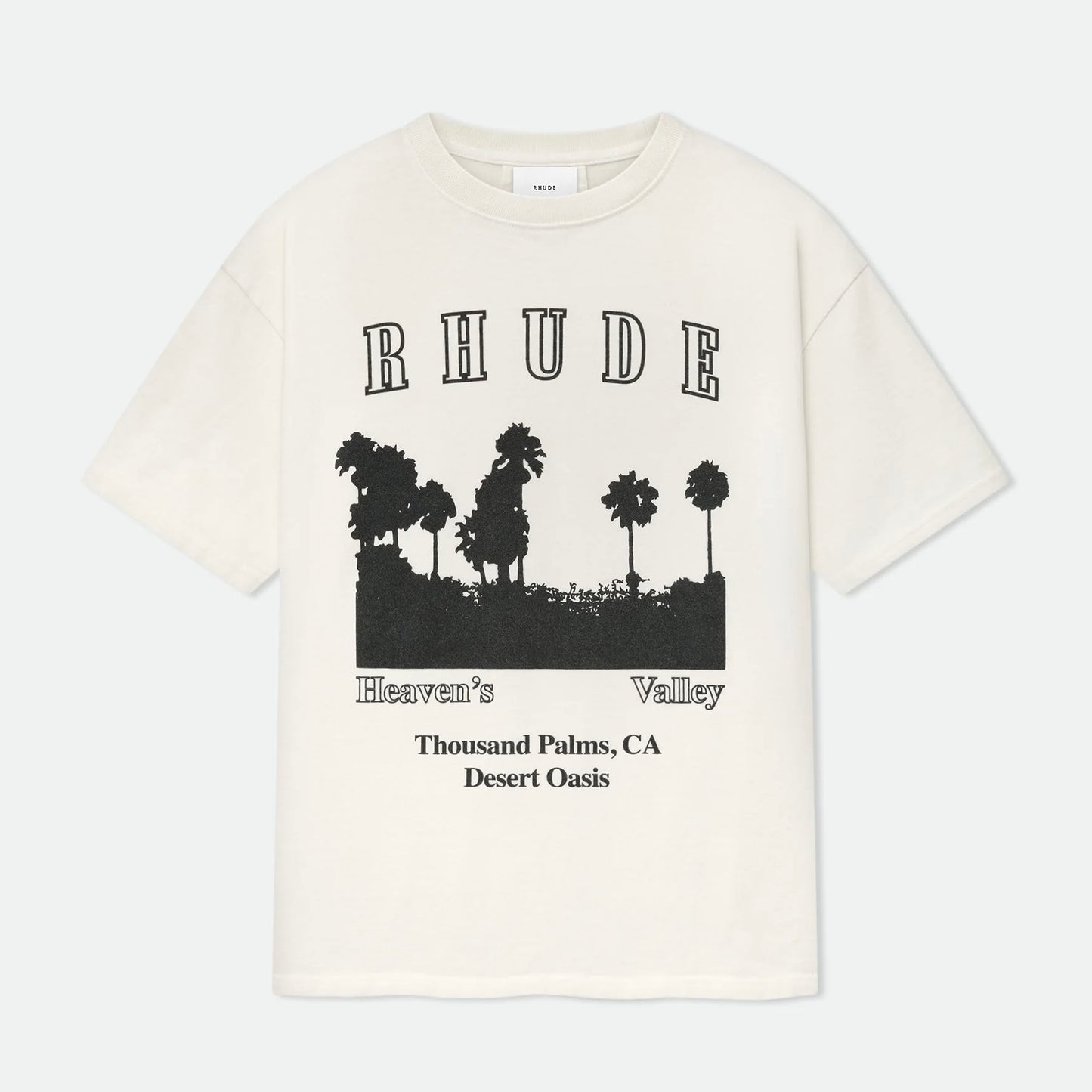 Rhude Vintage White Thousand Palms T-Shirt