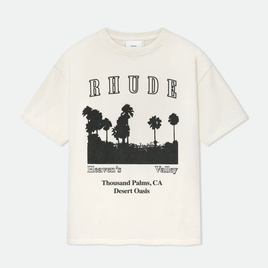 Rhude Vintage White Thousand Palms T-Shirt