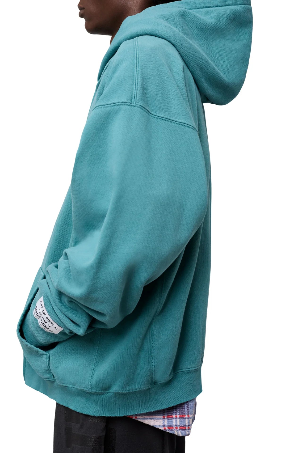 Gallery Dept Vintage Teal 90s Logo Zip Hoodie