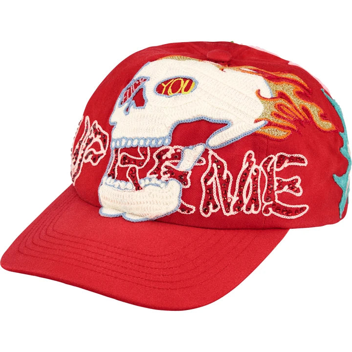 Supreme Red WFST 6-Panel Hat
