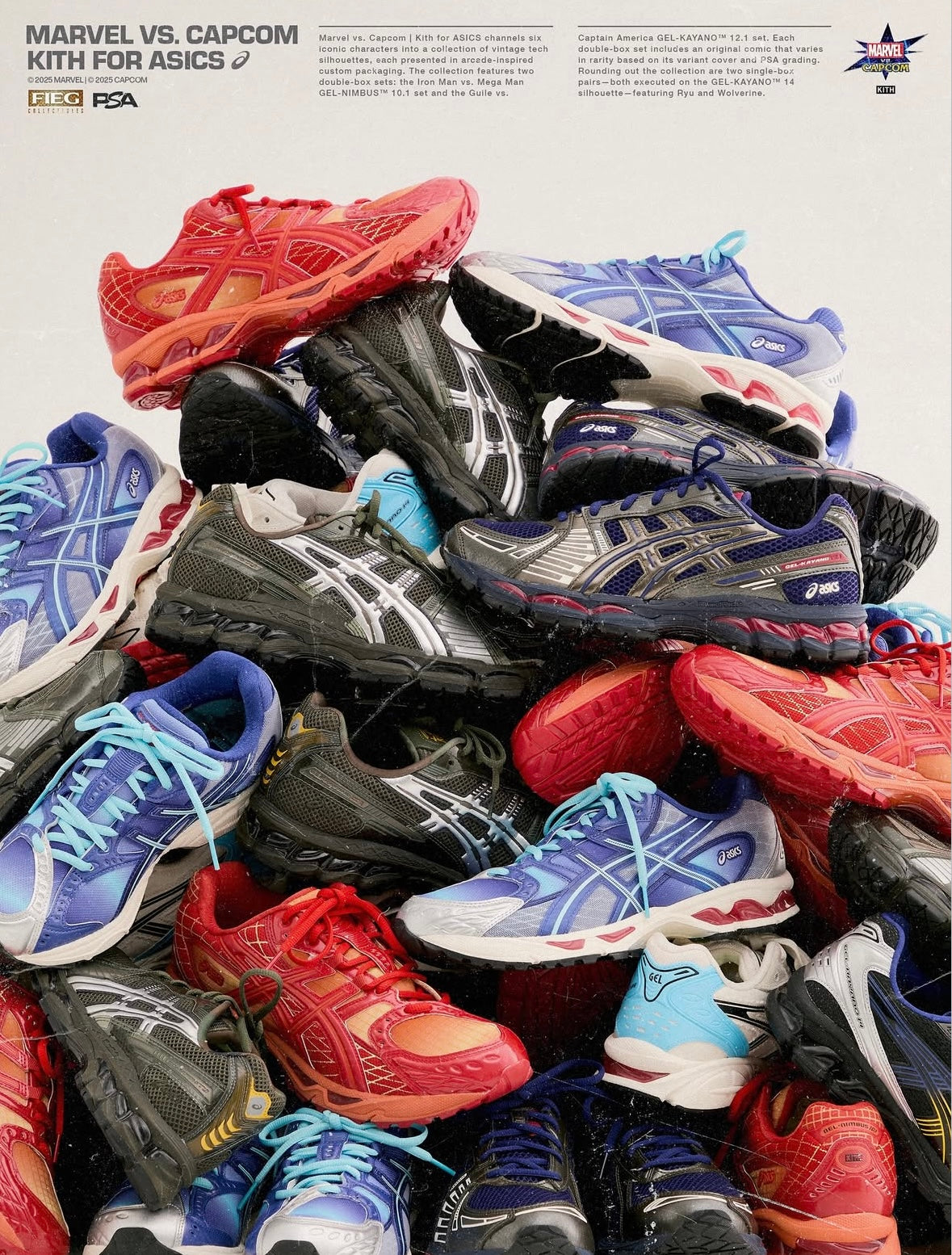 Kith Asics Gel-Kayano 14 Marvel vs Capcom Ryu