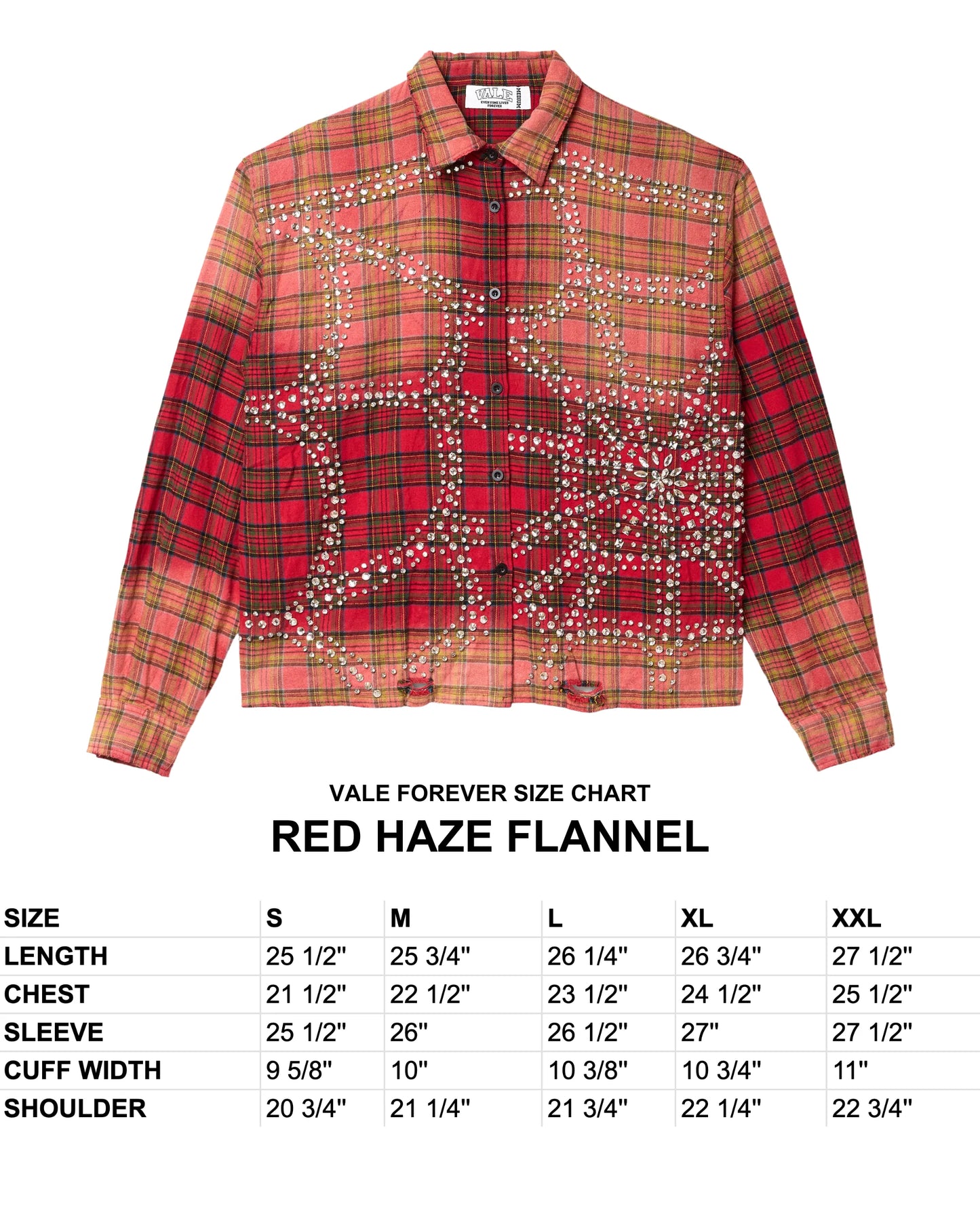 Vale Red Haze Flannel