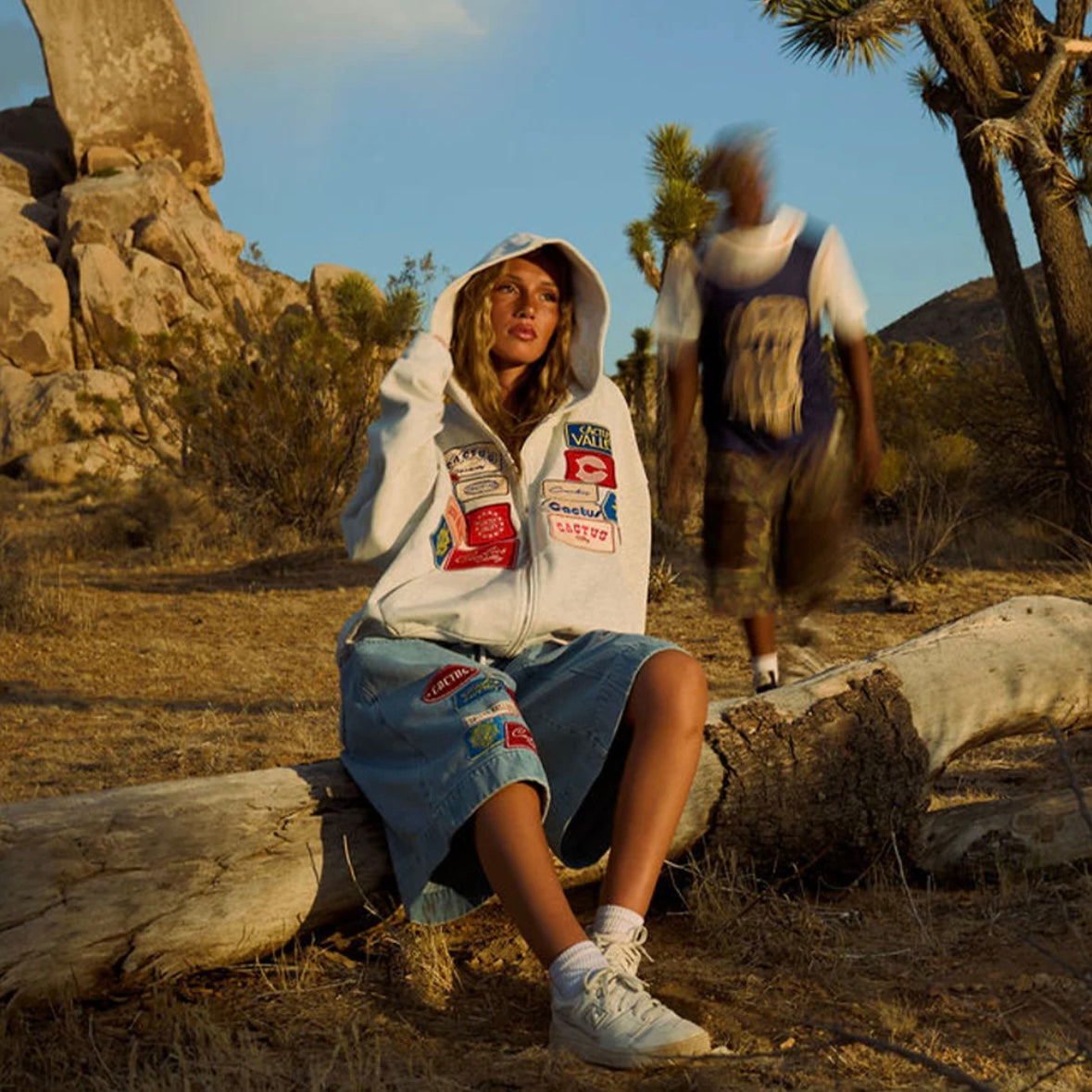 AZVA Grey Roadside Zip Hoodie