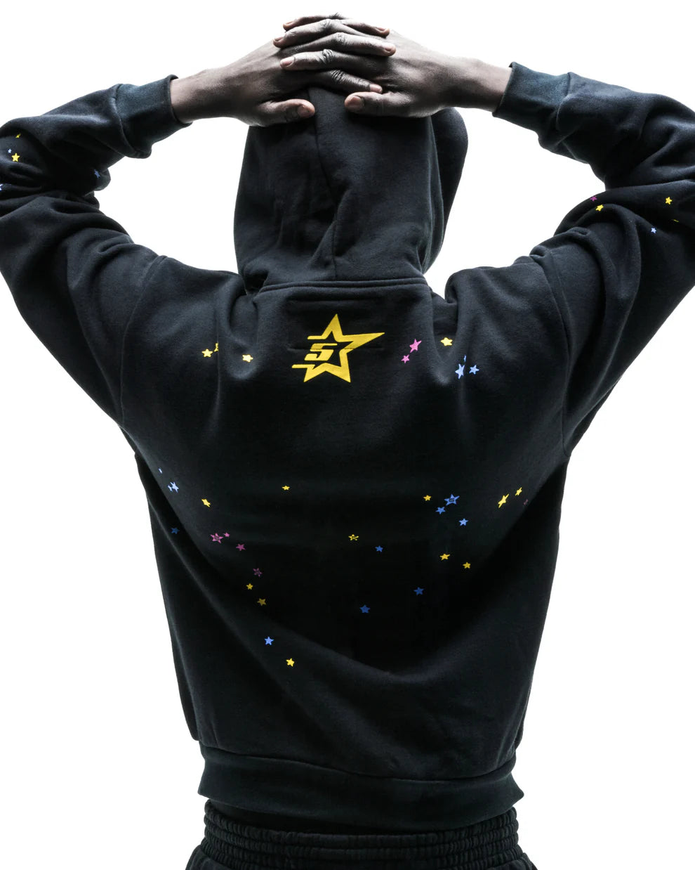 Sp5der Black Punk V2 Zip Hoodie