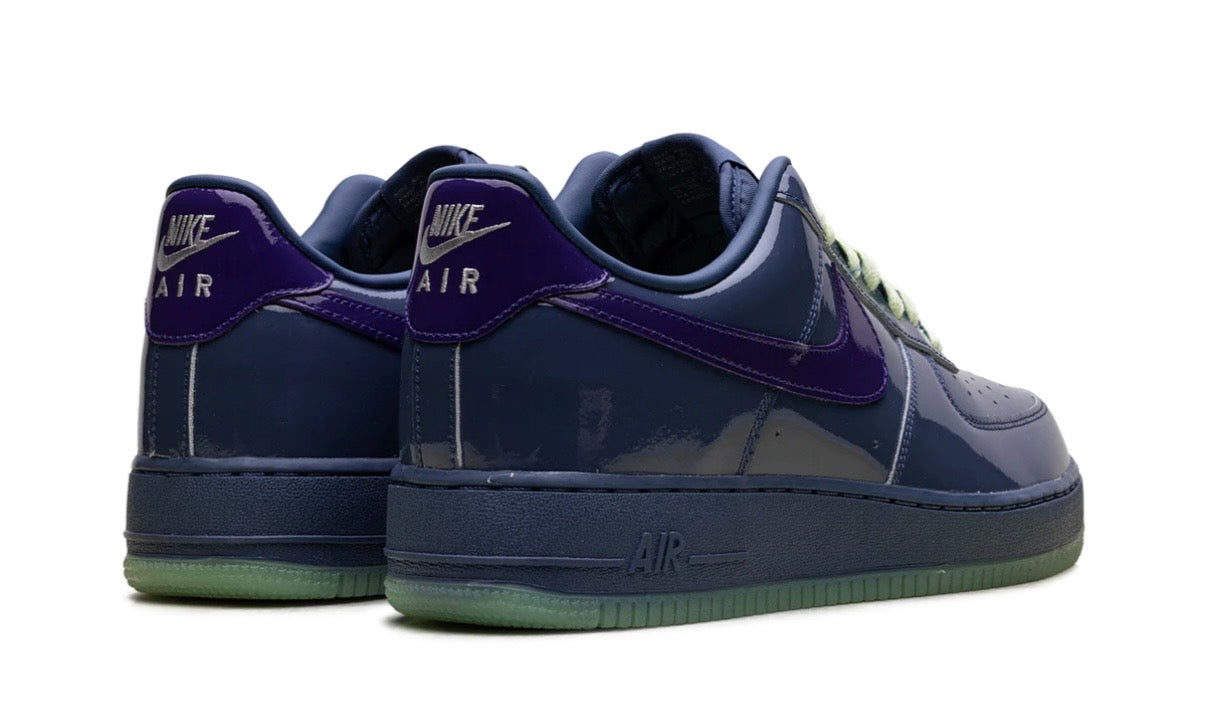 Nike Air Force 1 Patent Leather Mystic Navy Grape Ice