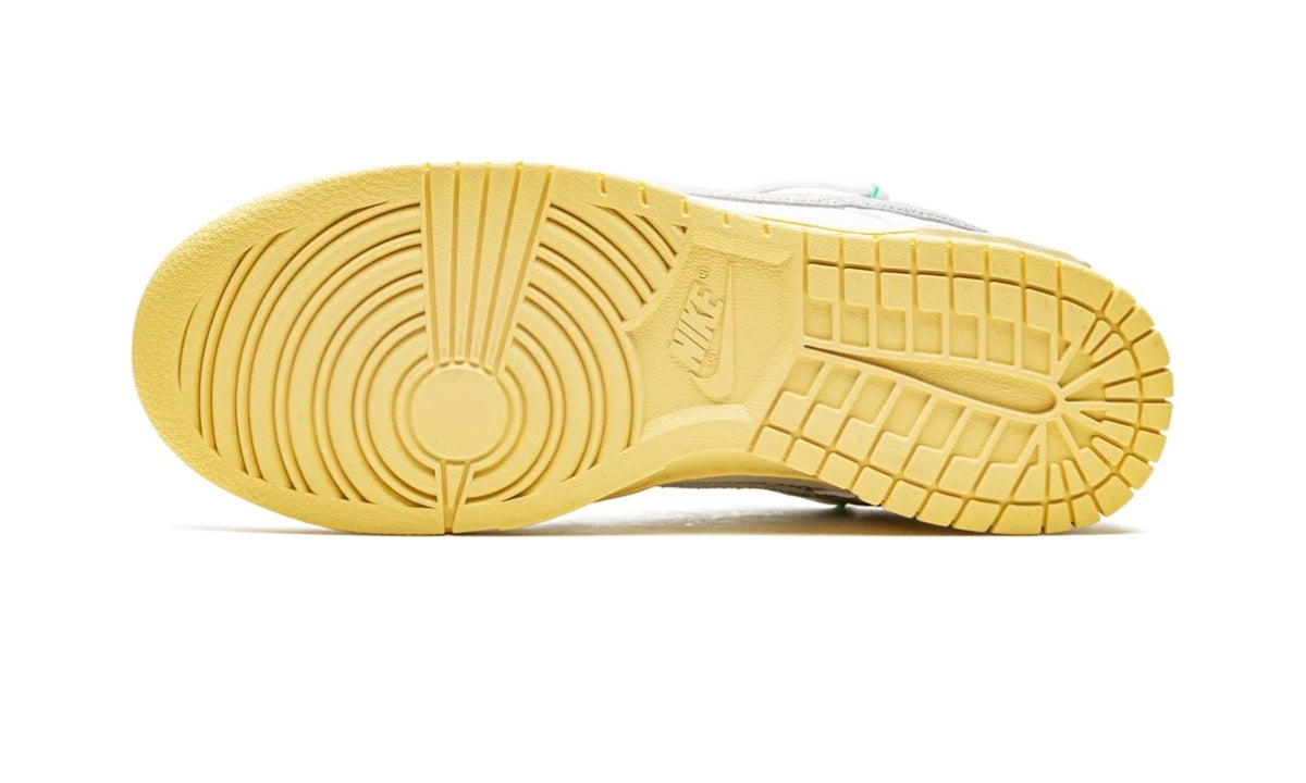 Off-White x Nike Dunk Low Lot 1 pale yellow outsole
