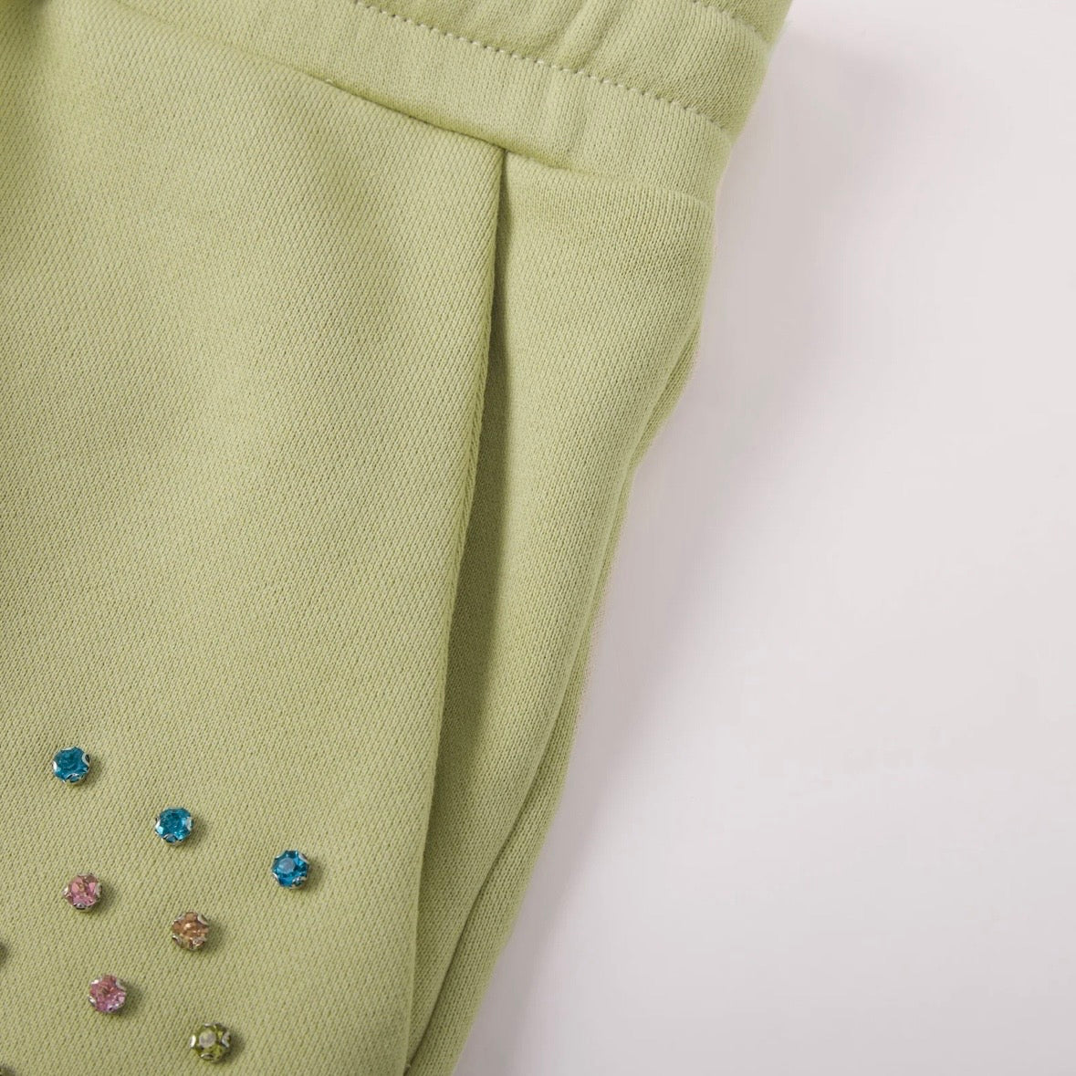 AZVA Sage Crystal Cactus Sweatpants