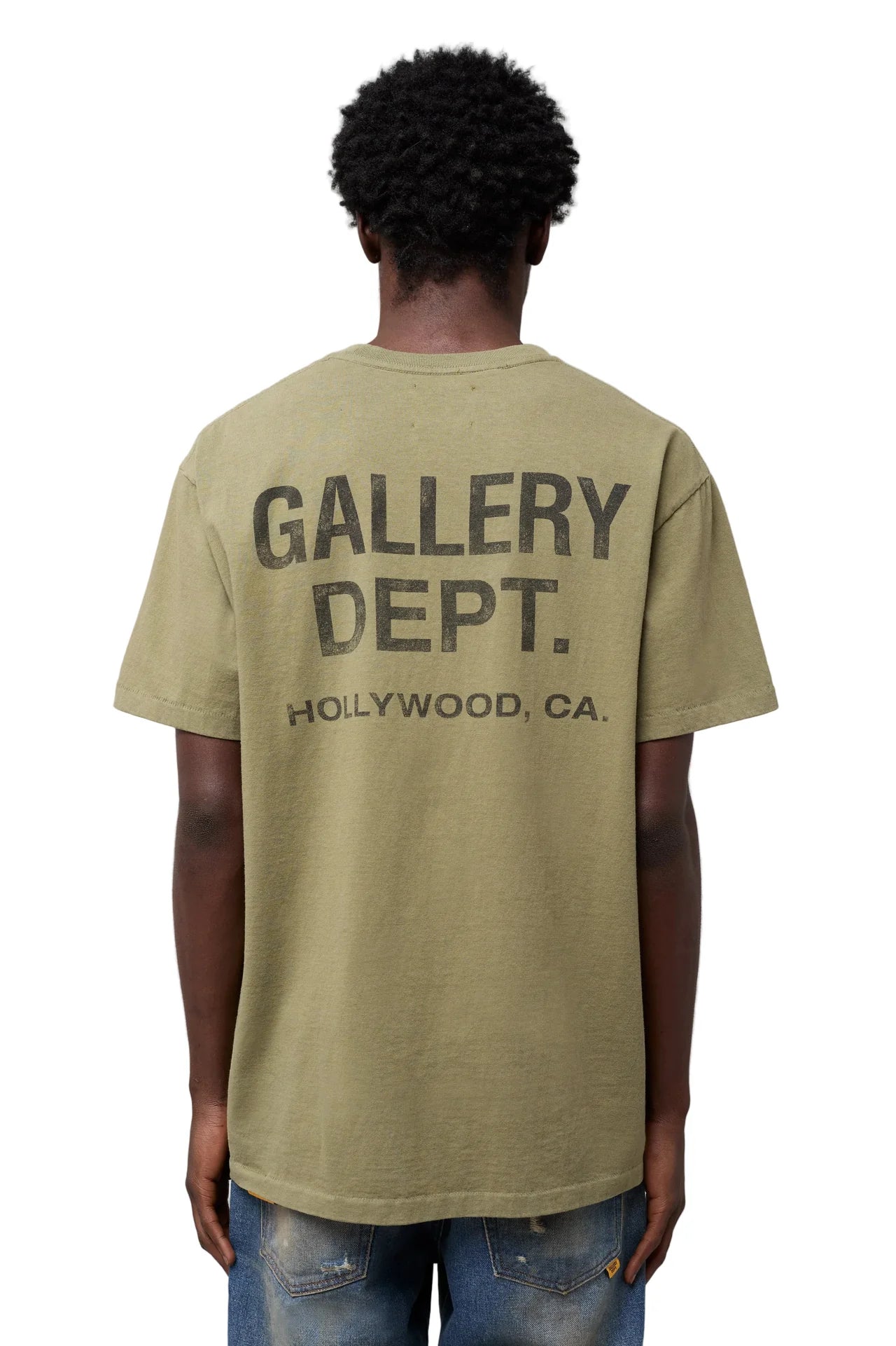 Gallery Dept Olive Souvenir Logo T-Shirt