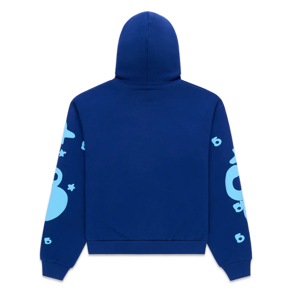 Sp5der Navy Beluga Hoodie