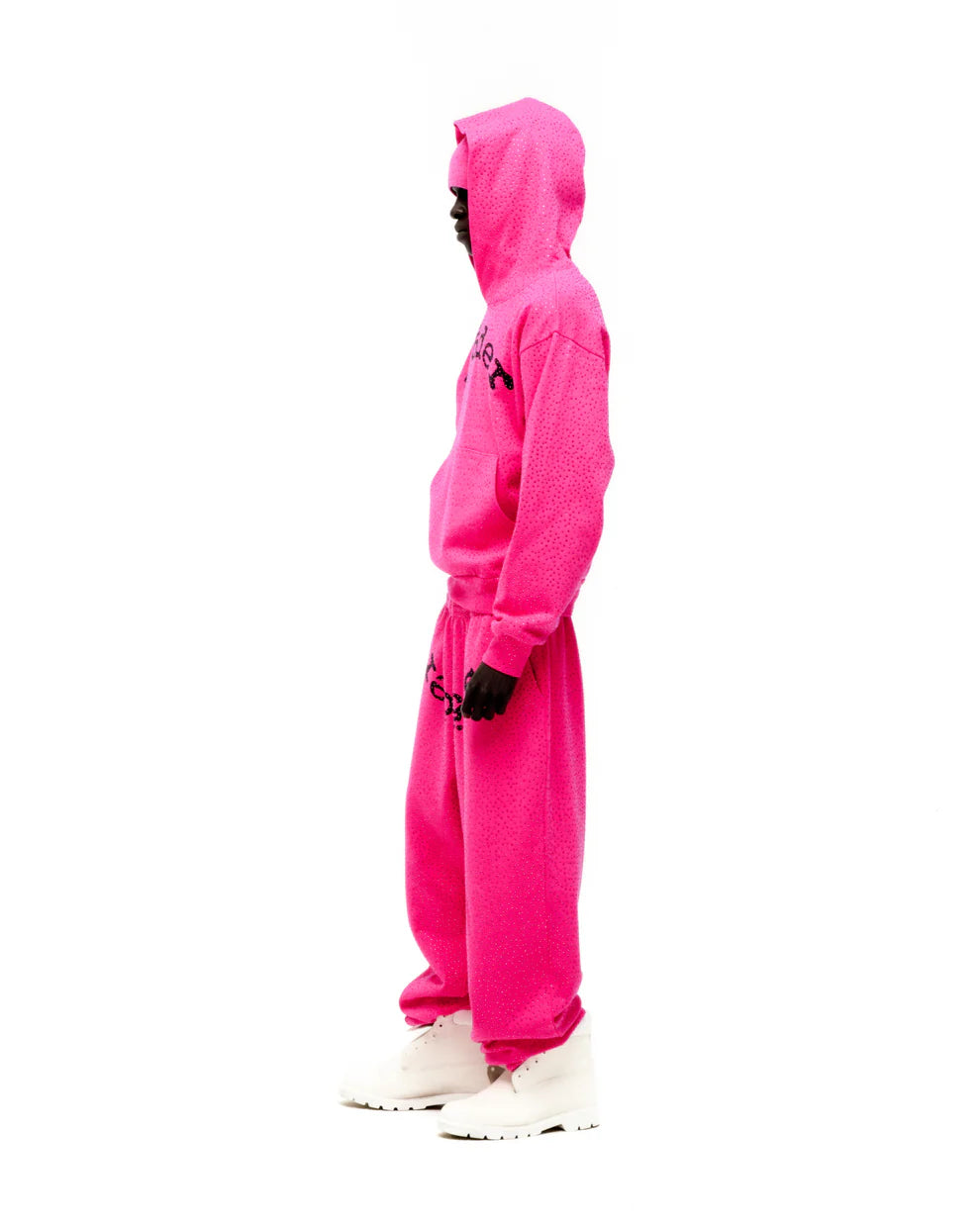 Sp5der Pink VVS Hoodie
