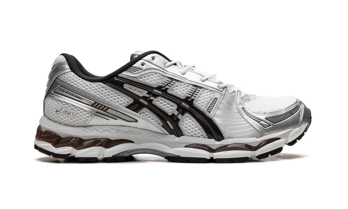 Asics Gel-Kayano 12.1 White Graphite Grey Brown